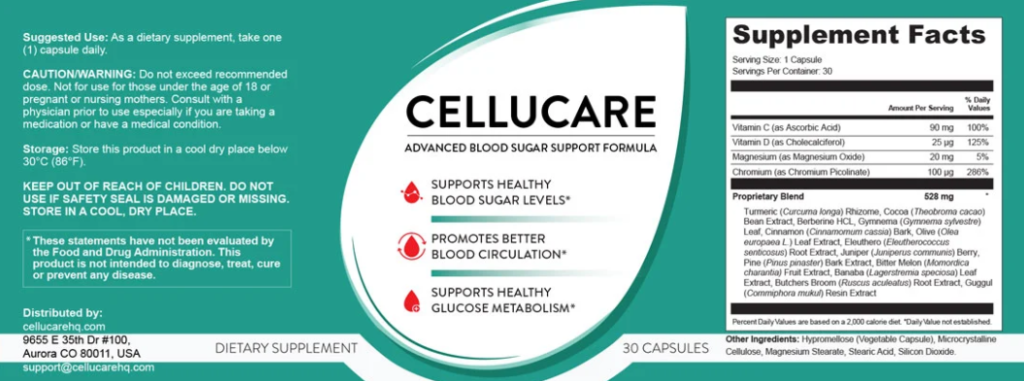 cellucare supplement